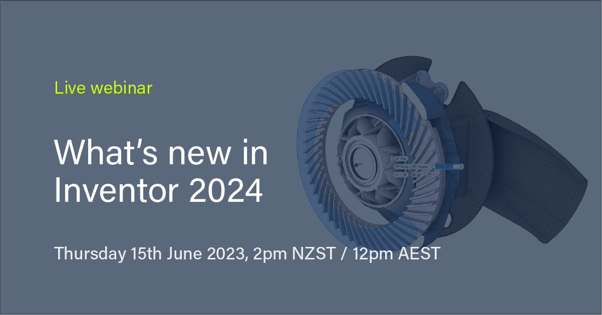 Register for What's new in Autodesk Inventor 2024